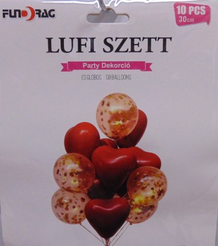 szivecskés lufi szett (609519)