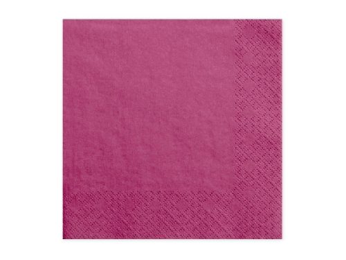 40*40 szalvéta, 3 rétegű (20 db/cs) pink-006