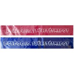 Boldog 50. születésnapot ! vállszalag ( kék színben)