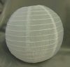 fehér organza lampion (25 cm)