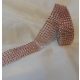 strassz dekorszalag 3 cm 4,5 m - rosegold-1705