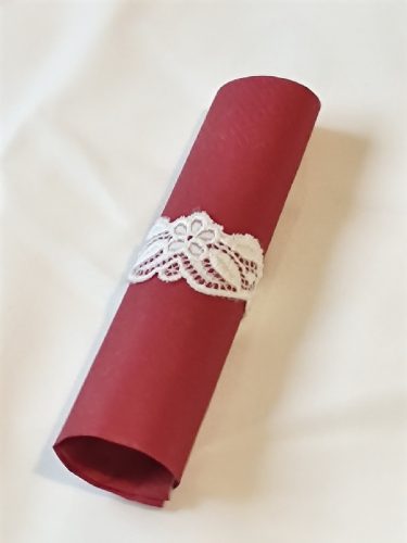 csipke szalvétagyűrű 10db