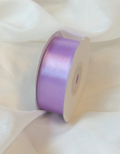 2,5 cm-s szatén szalag (25 m) levendula (002)