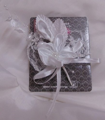 esküvői kitűző (12 cm)