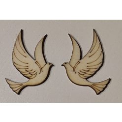 Galambpár fa dísz (2 db)