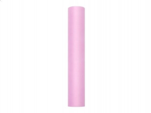 rózsaszín tüll dekoranyag (081)- 8 cm*20 m, puha