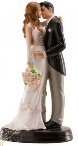 Ifjú pár tortadísz (18 cm)- 305058