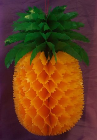 Ananász papír dekoráció (31 cm)