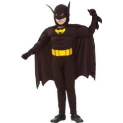 Batman jelmez fekete (SL-NI12)-120-130 méret