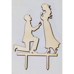 Tortadísz eljegyzésre