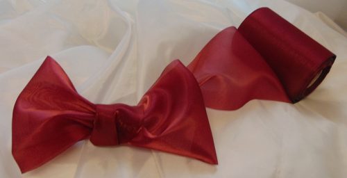 szatén organza bordó ( 12 cm*50 m )