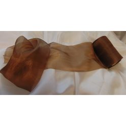 szatén organza barna ( 23 cm*50 m )