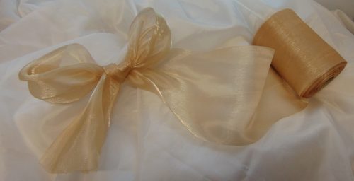 szatén organza cappuccino ( 23 cm*50 m )