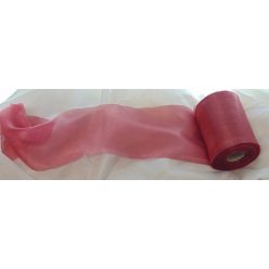 szatén organza sötét mályva ( 23 cm*50 m )