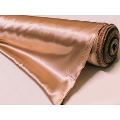 sötét karamell szaténselyem (1,5 m széles)