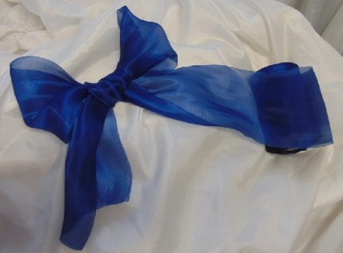 szatén organza skék (23 cm*50 m )