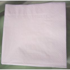 40*40 szalvéta (100 db/cs) fehér , 3 rétegű