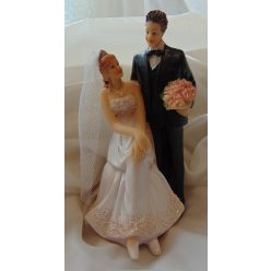 Ifjú pár tortadísz (PF45)-13 cm