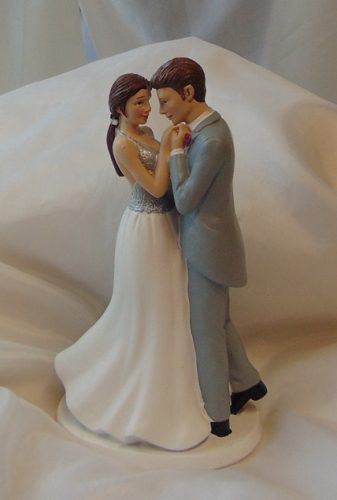 Ifjú pár tortadísz (18 cm)-305092