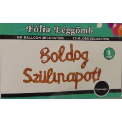   Lufi szett Boldog Szülinapot  Mérete: 150cm hosszú, 30-40cm magas  Töltés levegővel