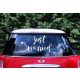 Just married matrica felirat