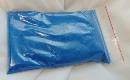 dekorhomok finomszemű, 500 gr. , türkizkék-14