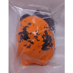 Boszis halloween lufi narancs-fekete (10 db)