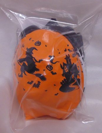 Boszis halloween lufi narancs-fekete (10 db)