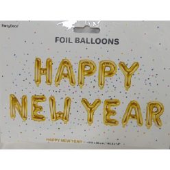 Happy New Year ! fólia lufi felirat