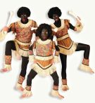Afrikai, zulu harcos női jelmez (44 méret)-25965
