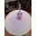 indás szélű organza asztalközép, 265-lila (36 cm)-4 db