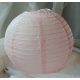 papír lampion gömb, 30 cm-es, barackrózsaszín