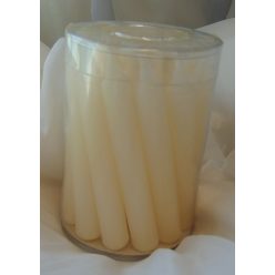 keringő gyertya 10 cm-es (vendégeknek)-20 db- KRÉM