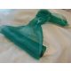 Szatén-organza (47 cm * 10 m) smaragdzöld-625