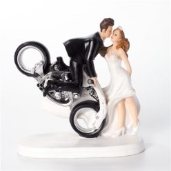 Motoros ifjú pár tortadísz (921456)