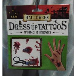 Halloween sebtetoválás