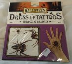 Halloween tetoválás (pók)