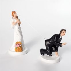 Ifjú pár tortadísz (770010)- 13 cm