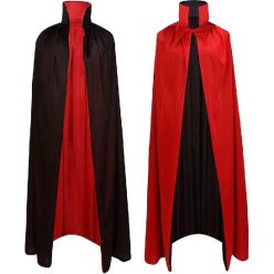  Kifordítható Vámpír Köpeny - Fekete-Vörös Drakula palást (80 cm és 140 cm méretben)