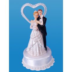 Ifjú pár tortadísz 15 cm-14269