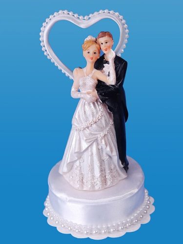 Ifjú pár tortadísz 15 cm-14269