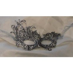 Csipke álarc, ezüst