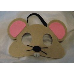 Egér álarc gumis pánttal