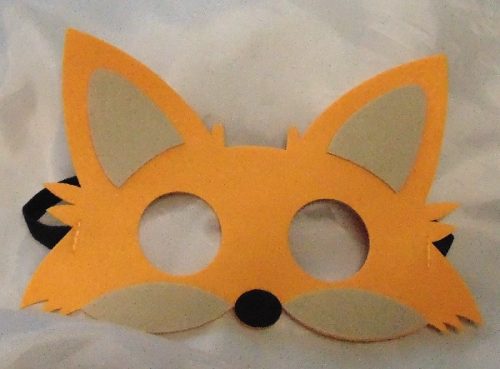 Róka álarc gumis pánttal