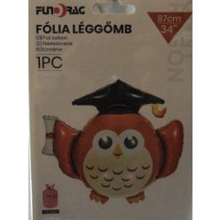 Ballagási fólia lufi, bagoly (87 cm)-633200
