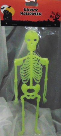 sötétben világító halloween csontváz (2 db)