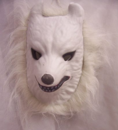 Fehér farkas álarc