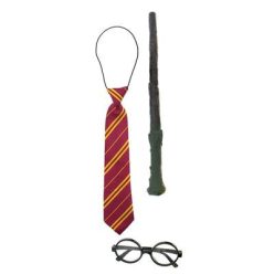 Harry Potter szett (nyakkendő, szemüveg, varázspálca)