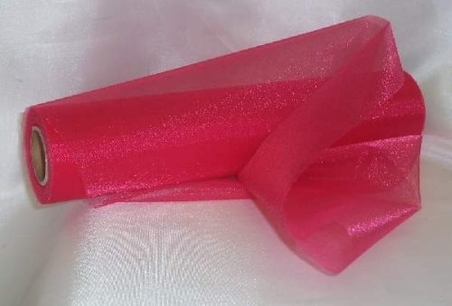 Pink 11 cm * 10 m organza-205