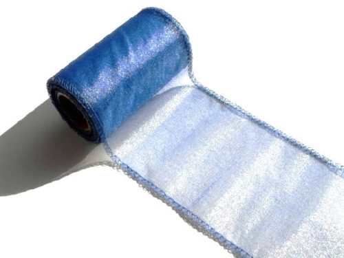 v.kék 11 cm * 10 m organza-026